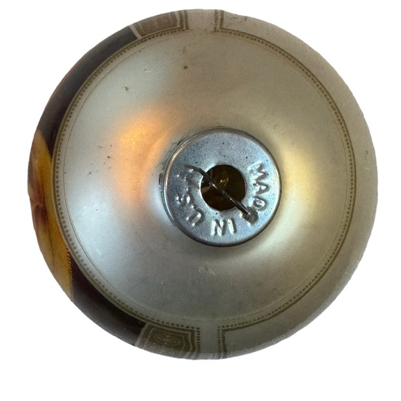 Hallmark Keepsake 1974 Christmas Glass Ornament Raphael Cherub w/ Bible Verse - Picture 5 of 5